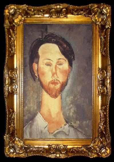 framed  Amedeo Modigliani Leopold Zborowski (mk39), ta009-2